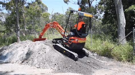 mini excavator 45 degree slope|mini ex drive up slope.